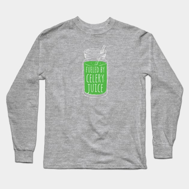 Fueled By Celery Juice Long Sleeve T-Shirt by Immunitee